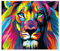 NATUCE Peinture par Numéro Kits avec Brosses et Peintures Acryliques pour Adultes Enfants Seniors Débutant, DIY Peindre par Nombre, Peinture à l'huile de Bricolage - Lion 16x20 Pouces (sans Cadre)
