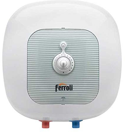 Ferroli Cubo - Calentador eléctrico de acumulación, 15 litros, sobre el fregadero