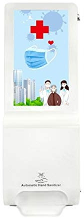 SMARTMEDIA Totem Android 21,5” per Digital Signage con dispenser igienizzante mani