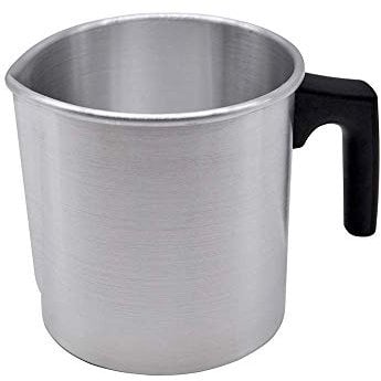 TIEMORE Kerzenherstellung Ausgießtopf Wachsschmelzbecher Ausgießtopf Aluminium Bau Kerzenherstellung Krug für Zuhause DIY Kerzenladen