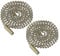 OSALADI Light Fixture Ceiling Ceiling Fan Chain Extender 2pcs Bronze Chain Extension Beaded Fan Chain Pendant for Ceiling Light Lamp Fan Chain Beaded Chandelier