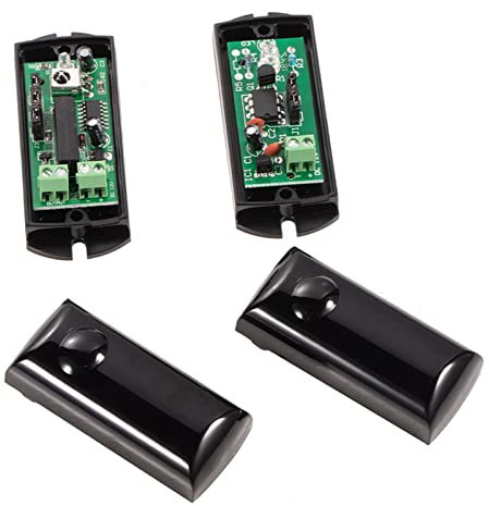 1 Pair Infrared Barrier Light Beam Infrared Sensor, Single Beam Alarm Photoelectric Infrared Detector Anti Thief Sensor For Home Door Security, Motion Detector