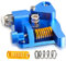 3DPLady | Komplett Metall Dual Gear Extruder in der stark verbesserten Version kompatibel für Ender 3 V2,Ender 3 Pro,Ender 3,Ender 5 Series,CR10,Vyper,Voxelab Aquila 3D Drucker(Blau gehärteter Stahl)
