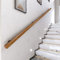 Handlauf Treppe Geländer Treppengeländer Innen Handpfeife Holz Mit Halter Hardware 30cm 60cm 90cm 120cm 150cm 180cm 210cm 250cm 300cm, Senioren Stufengeländer Kit Für Stützen, Holzgeländer Handläufe (