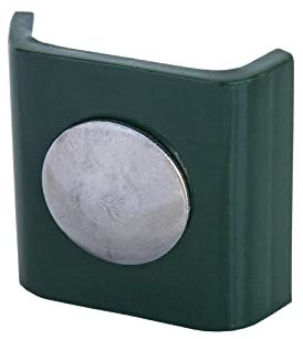 Ulimex Zaunland Eckverbinder Doppelstabmattenzaun moosgrün 5er Pack - Gittermattenverbinder für leichte und schwere Zäune - Verbinder Stabmattenzaun