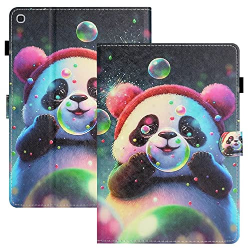 Aswant Funda para Samsung Galaxy Tab A 10.1 2019 (SM-T510/T515), Funda Tablet Samsung Tab A 10.1, Cubierta Protectora Galaxy Tab A 10.1 Pulgadas (Panda)