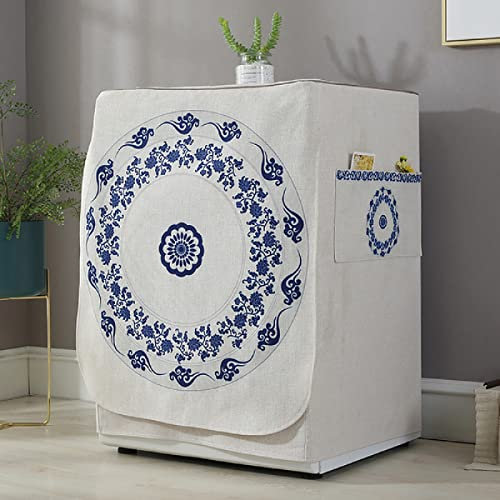 Housse de Lave-Linge/Protection de Lave-Linge à Chargement Frontal pour Lave-Linge à Chargement Frontal Protection-K, Largeur 60 épaisseur 60 Hauteur 83 cm