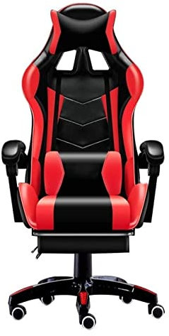 NATWEE Bürostuhl Gaming-Stuhl Ergonomischer Bürostuhl Lift Drehstuhl Spielstuhl Bürostuhl mit hoher Rückenlehne Spielstuhl Arbeitsstuhl Stuhl (Farbe: Rot) It's so Kind of You