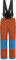 normani Kinder-Skihose mit abnehmbaren Hosenträgern Thermohose Winterhose Schneehose für Junge und Mädchen gefüttert - Wasserdicht: Wassersäule 11000 mm Winddicht Farbe Orange Größe XL/158-164