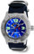 Vostok Komandirskie 350604 Automatik-Armbanduhr mit Automatikaufzug, blaues Armband