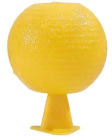 JUCHRZEY Trampas para Moscas de la Fruta Trampa pegajosa para Moscas de la Fruta Bola con Forma de cítricos Trampas para Insectos voladores Bola para Mosca de la Fruta Mosquito Mosca