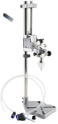 Riempitrice per bottiglie a contropressione, macchina di rifornimento liquida manuale per bottiglie di vetro/plastica/vino - altezza regolabile, acciaio inossidabile 304
