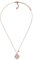 Emporio Armani Damen-Edelstahl- oder Sterlingsilber-Halskette mit Karabinerverschluss, Schimmerndes Roségold