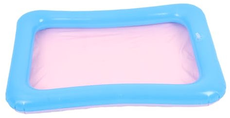 TOYANDONA PVC-sandkasten Für Junge Mädchen Aufblasbarer Minipool Tragbares Sandtablett Formbarer Sandtisch Sandkasten Für Innenbereich Aufblasbares Spielset Schnell Aufblasbar Und Entleerbar