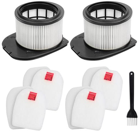 Spofan Ersatzfilter für Shark IZ400 IZ400EU IZ400EUT IZ420 IZ420EUT IZ400EUTBK Stratos Anti-Haarwickel Plus schnurloses Staubsauger Filter Set 2 HEPA, 4 Schaumstoff + Filzfilter