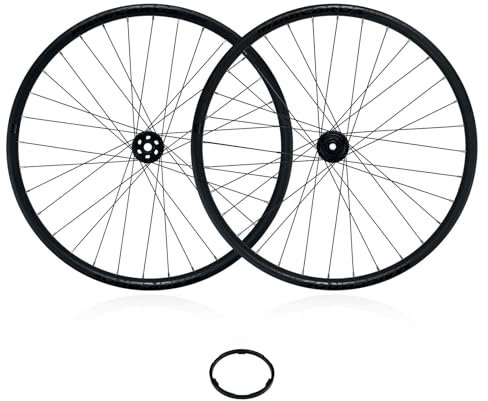 MIRODO Mountainbike 26/27,5/29 Zoll Laufradsatz 32 Löcher Aluminiumlegierung Doppelwandige Felgen Vorne 2 Hinten 4 Lagernaben Schnellspanner/Steckachse Fahrradräder Für 8-13-Gang-Kassette(TA,29)