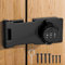 4.5Inch Cabinet Password Hasp Lock 3-Digit Combination Door Lock Internal, Secure Combination Latch Locks for Small Doors Sheds Cupboards Drawers, Keyless Hasp Latch