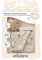 BIOLANE - Baby Schnullerkette - für Schnuller ohne Ring - Stoff 100% Baumwolle - Beige - Silikonbefestigung - Clip aus Holz und Metall - doppelte Sicherheit & rutschfest