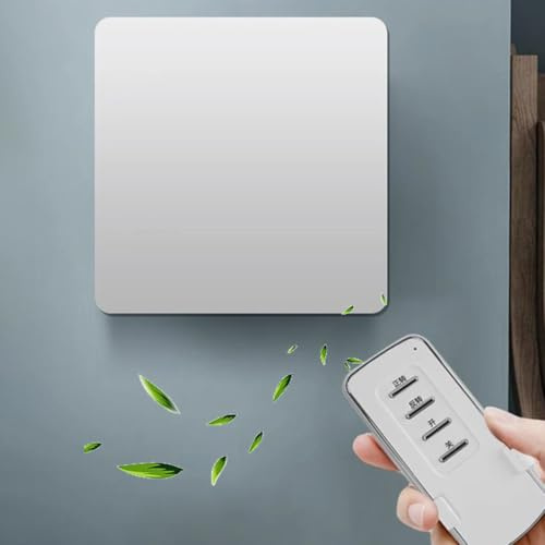 Vcyex Abluftventilator，Badlüfter Mit Timer-Fernbedienung/Rückschlagventil，Leiser Fensterlüfter，abluftventilator Küche,100mm/150mmWhite,6in