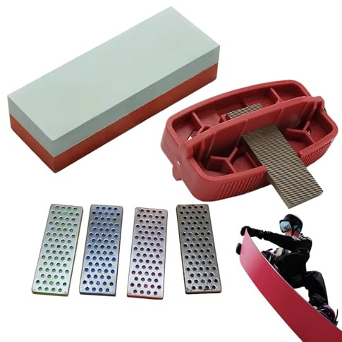 Xmccvt Snowboard Edge Sharpener | Adjustable Sharpening Set - Ski Tuning Kit,for Alloy Metal Maintenance Family Friend Enthusiast Sports Skiing Snowboarding Winter