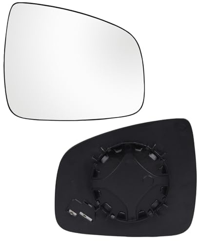 Mingke Spiegelglas Beheizbar Rechts für Renault Dacia Duster 2014-2017 Logan Sandero 2008-2013 Symbol 2013 Außenspiegel Glas Ersatz mit Trägerplatte