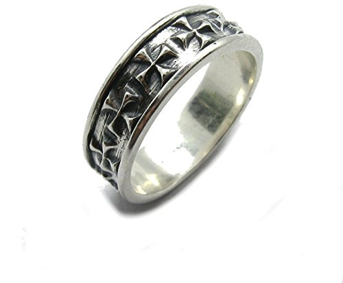 Sterling silber ring 925 band Malteser kreuze R001796
