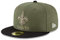 New Era New Orleans Saints 59fifty Basecap On Field 2018 Salute to Service, Green, 7 3/8 - 59cm (L)