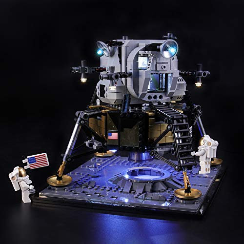 BRIKSMAX Led Beleuchtungsset für Lego Creator NASA Apollo 11 Mondlandefähre,Kompatibel Mit Lego 10266 Bausteinen Modell - Ohne Lego Set