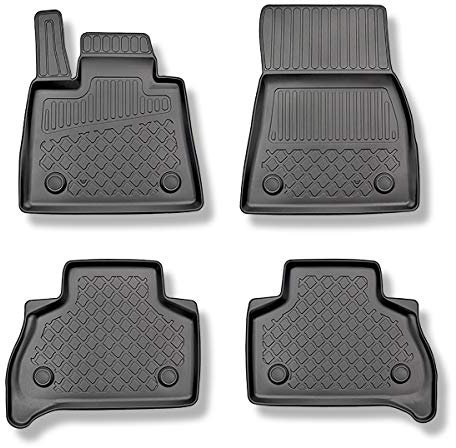 Mossa - TPE Fußmatten Auto kompatibel mit BMW X5 G05 SAV (11.2018- ) 5 oder 7 Sitze; ohne dritte Sitzreihe; auch mit Hybridantrieb - schwarz Automatten Autoteppiche - G