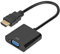 Phoenix Technologies - Adaptador HDMI a VGA, Macho-Hembra, Color Negro