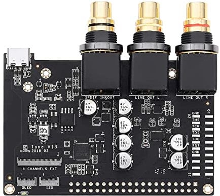 Khadas Tone Board USB Hi-Fi Carte Son Externe, Audiophiles DIY, XMOS+ESS ES9038Q2M 32bit Amplificateur DAC Haute Résolution(Édition Génerique)
