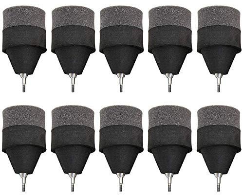 POFET 10 Stück Schwammschaum Pfeilspitzen Soft Safety Broadheads Tipps für das Bogenschießen Jagd Praxis CS-Spiel