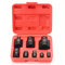 FLZOSPER 8-Piece Impact Adapter and Reducer Set, CR-V, SAE, for Sockets and Drive Tools with Storage Case