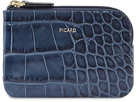 Picard, Schlüsseletui Damen, Elegante Kroko-Prägung auf Leder, in der Farbe Midnight/Blau, aus der Serie Weimar 1, 731980V947