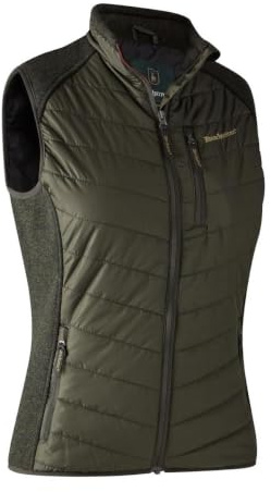 Deerhunter Lady Caroline gepolsterte Weste mit Strickholz