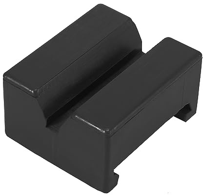 X AUTOHAUX 7 x 6 x 3.7cm Universal Car Jack Pad Slotted Puck Support | Frame Rail Pinch Weld Protector, Rubber