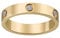 RUIQUAN 18K Gold Silver Rose Plated Love Ring Cubic Zirconia Promise Ring Wedding Band Jewelry Birthday Gifts for Women Teen Girls