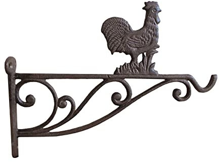 Wandhalterung Hahn | Wandhaken Haken | Gusseisen | Halter Blumenampel | 30 cm