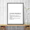 Deutscher Schäferhund Definition Kunstdruck auf Leinwand Poster Deutscher Schäferhund Zeichen Gemälde Bild Home Room Wall Art Decor19.6x 27.5(50x70cm) No frame