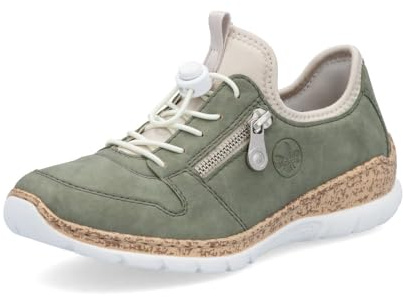 Rieker Women Trainers N42G0, Ladies Low-Tops,Removable Insole