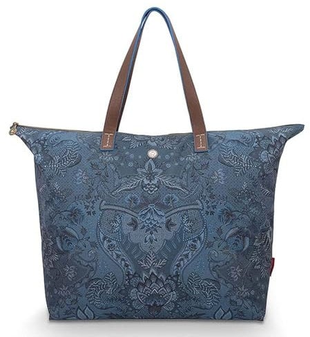 PiP Studio Tote Bag Kyoto Festival Denim Blue 66x20x44cm
