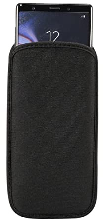 DFV mobile - Custodia Calzino in Neoprene Impermeabile e Antiurto per IPhone 13 mini (2021) - Nero