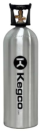 Kegco Cilindro de Co2 de tanque de aluminio de 20 libras (vacío)