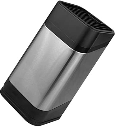 YARNOW Estante De Almacenamiento De Cuchillos Bloque De Cuchillos De Carnicero Estante De Colocación De Cuchillos Soporte Para Cuchillos Rejilla De Drenaje Acero Inoxidable Multifunción