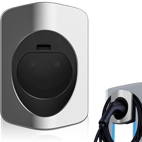 Leikurvo Station de charge murale de type 2 pour EV, argenté, 220-240 V