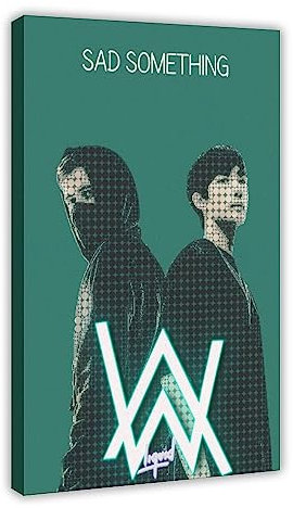 EYEZER Alan Walker Leinwand-Poster, Wandkunst, Dekordruck, Bild, Gemälde für Wohnzimmer, Schlafzimmer, Dekoration, Rahmenstil, 30 x 45 cm