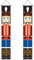 Decorazioni Natalizie Di Nutcracker 1 Coppia 5,9 Piedi..Bannetti Di Natale Per Il Soldato Sospeso Esterno Modello Gigante Di Schiaccianoci Per Camino A Muro Di Portico Fample Porta In Stile 1