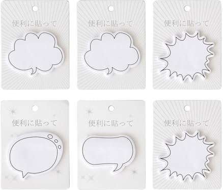 180 Blasenförmige Haftnotizen, Selbstklebende Notizzettel, Sternförmige Haftnotizen, Blasenförmige helle Haftnotizen, für Notizen, Aufgabenlisten und Erinnerungen