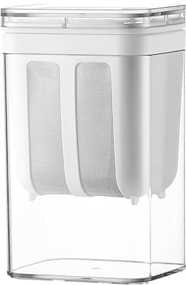 Joghurtsieb, 1100 Ml Edelstahl Molkentrenner, 80 Mesh Feines Loch, Griechischer Joghurtbereiter Für Mandel Nussmilch, Griechischer Joghurt, 6,9 x 4,3 x 3,5 Zoll