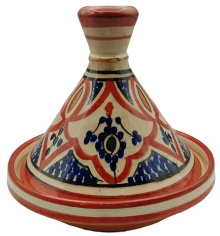 La Maison Unique - Mini Tajín étnico marroquí marroquí para salsas de cerámica terracota 1704241902